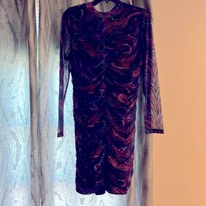 Woman dress, knee legth or above